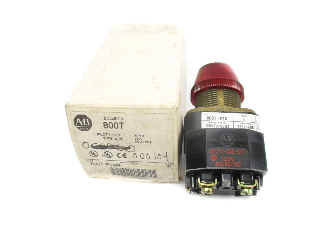 ALLEN BRADLEY 800T-P16R SER. T 120V (WH) NSMP