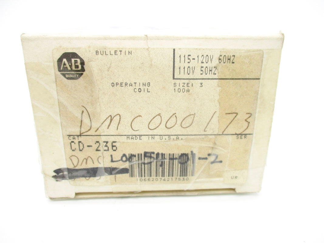 ALLEN BRADLEY CD-236 110/115-120V (GY/BL) NSMP