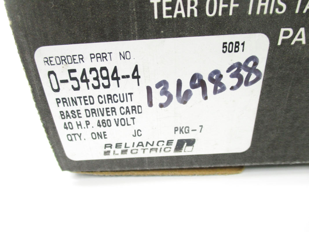 RELIANCE ELECTRIC 0-54394-4 460V NSMP