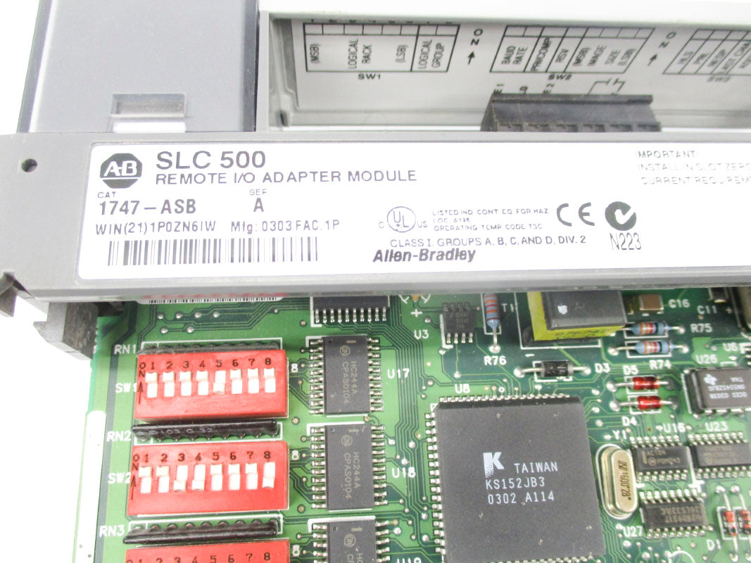 ALLEN BRADLEY 1747-ASB SER. A UNMP