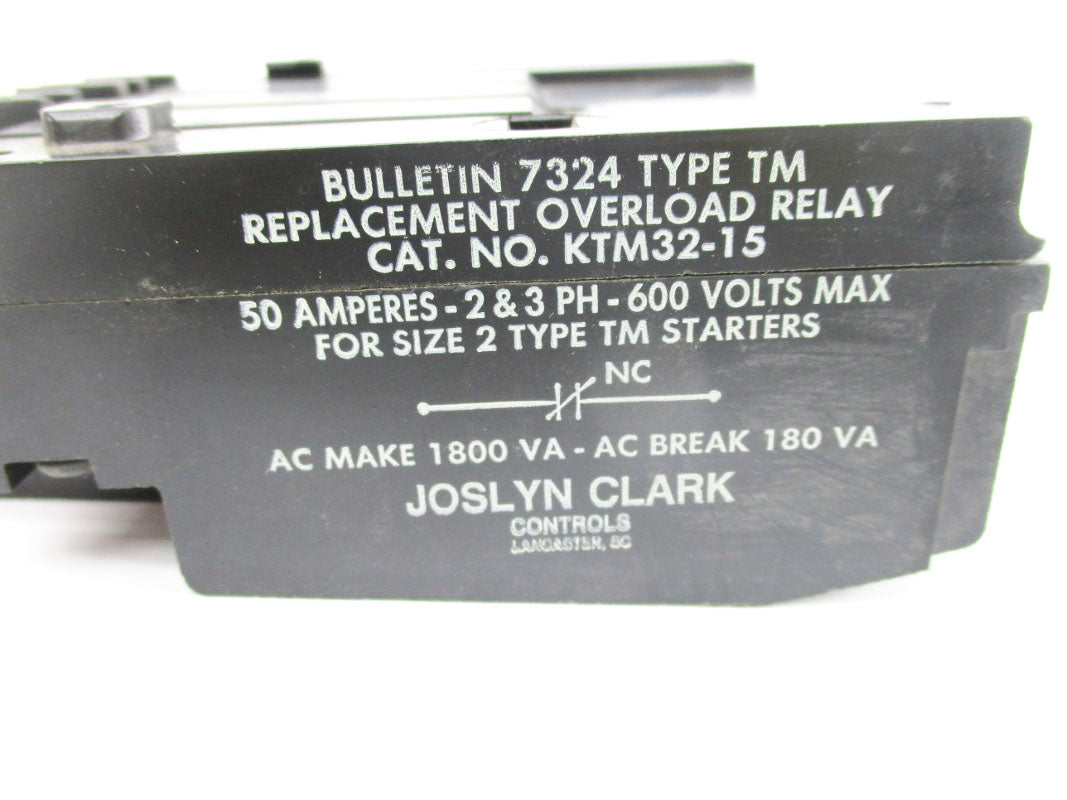 JOSLYN CLARK KTM32-15 600V 50A NSMP