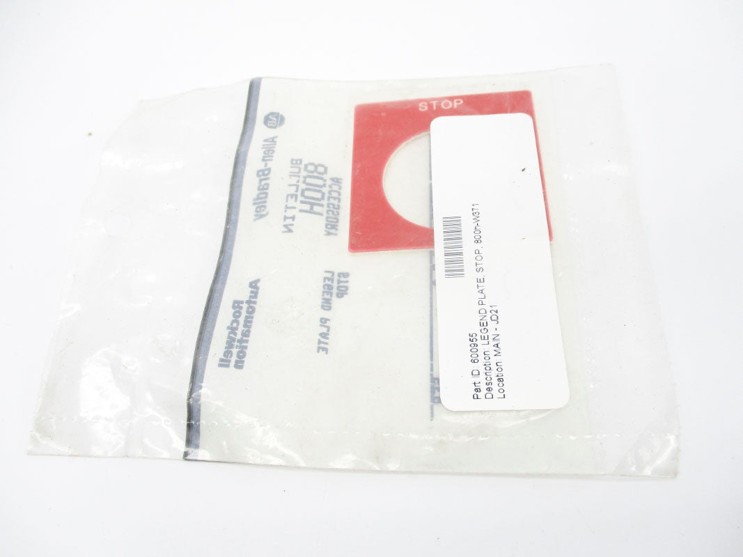 ALLEN BRADLEY 800H-W371 SER. D NSMP