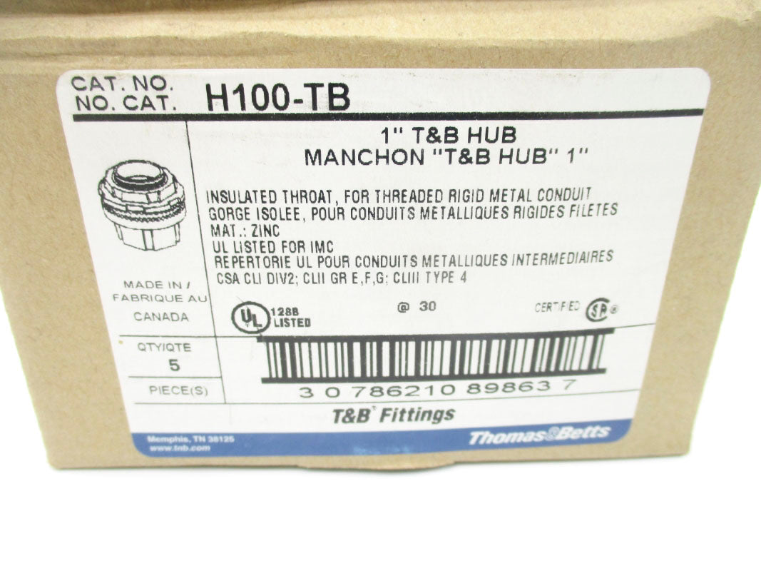 THOMAS&BETTS H100-TB (PKG OF 5) NSMP