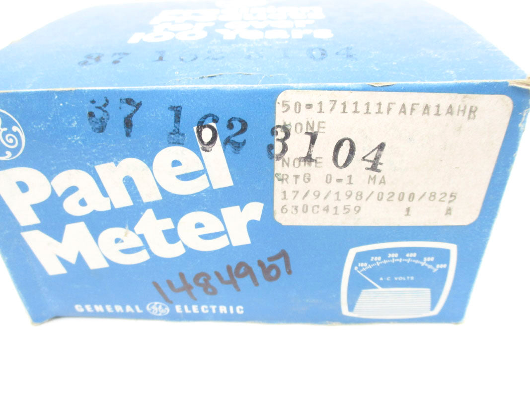 GENERAL ELECTRIC 50-171111FAFA1AHR NSMP