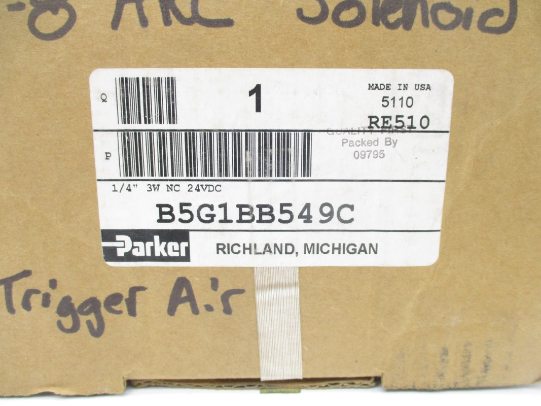 PARKER B5G1BB549C 24VDC 150PSI NSMP