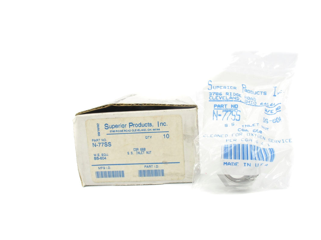 SUPERIOR PRODUCTS N-77SS (PKG OF 10) NSMP