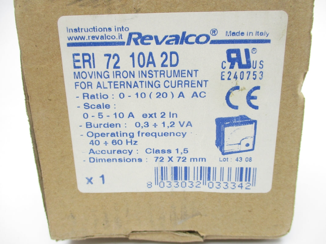REVALCO ERI7210A2D 600VAC 10A NSMP
