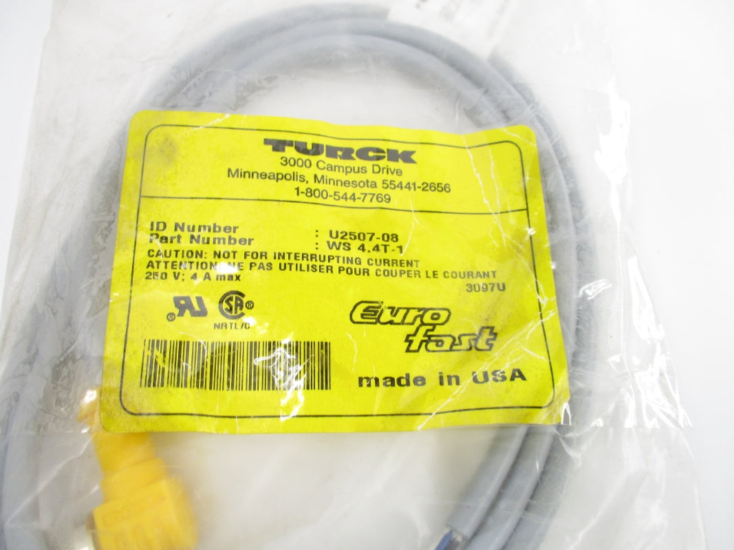 TURCK WS4.4T-1 U2507-08 250V 4A NSMP