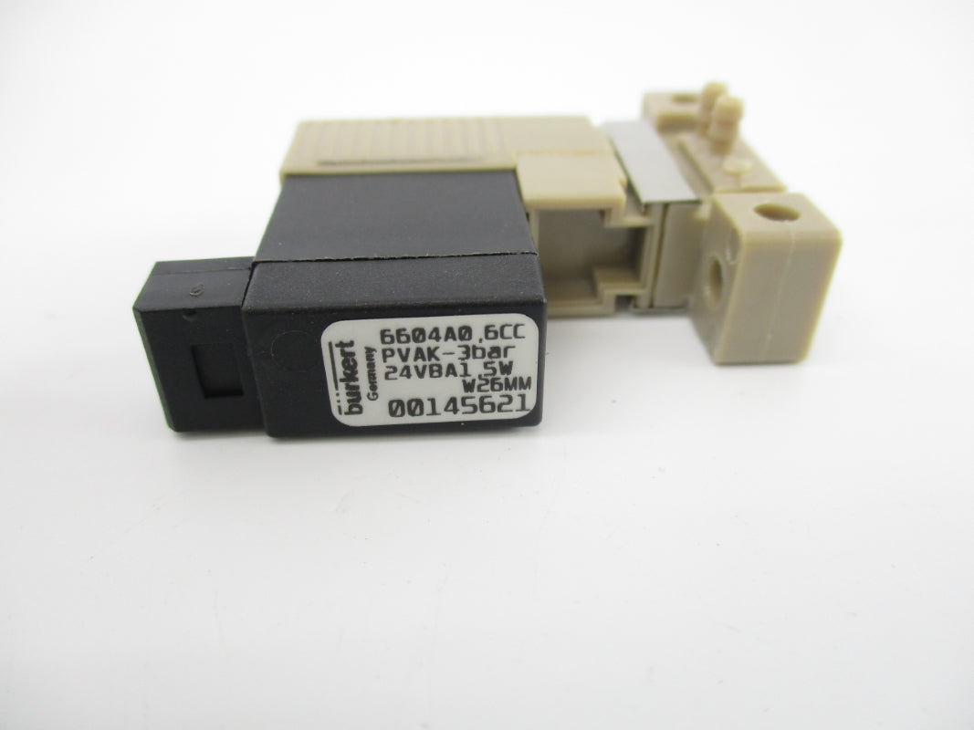 BURKERT 6604A0,6CCPVAK-3BAR 00145621 24V NSNP