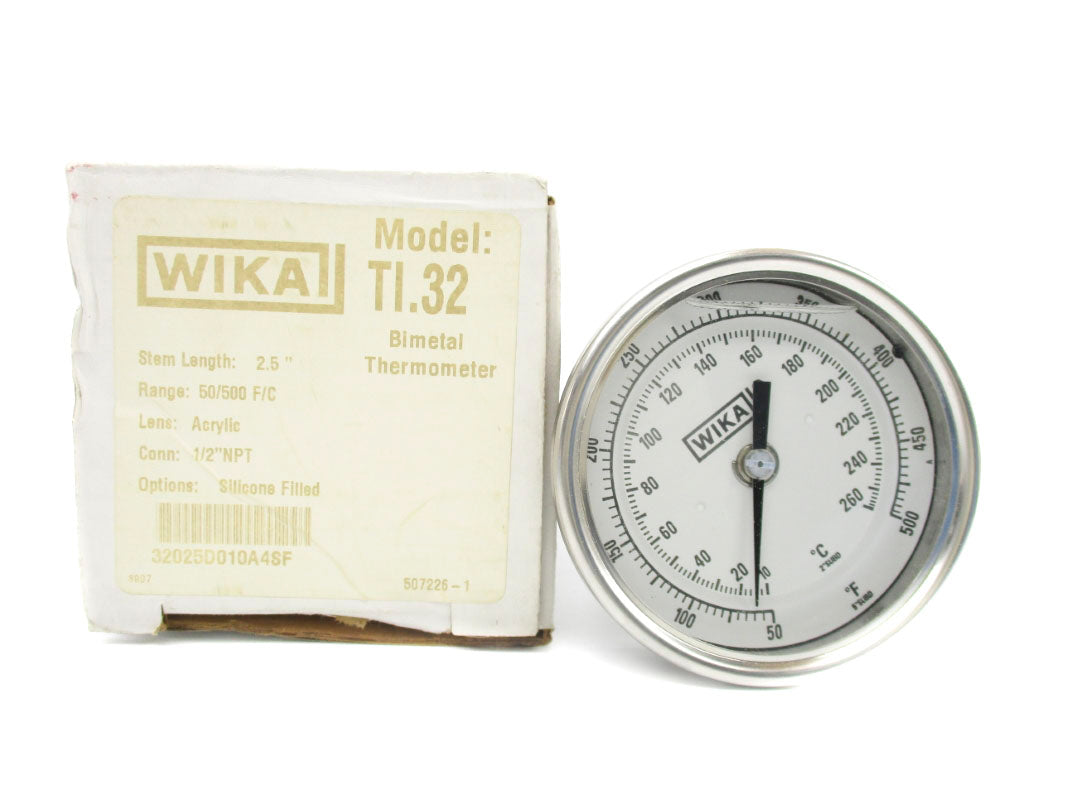 WIKA 32025D010A4SF TI.32 50-500'F  NSMP