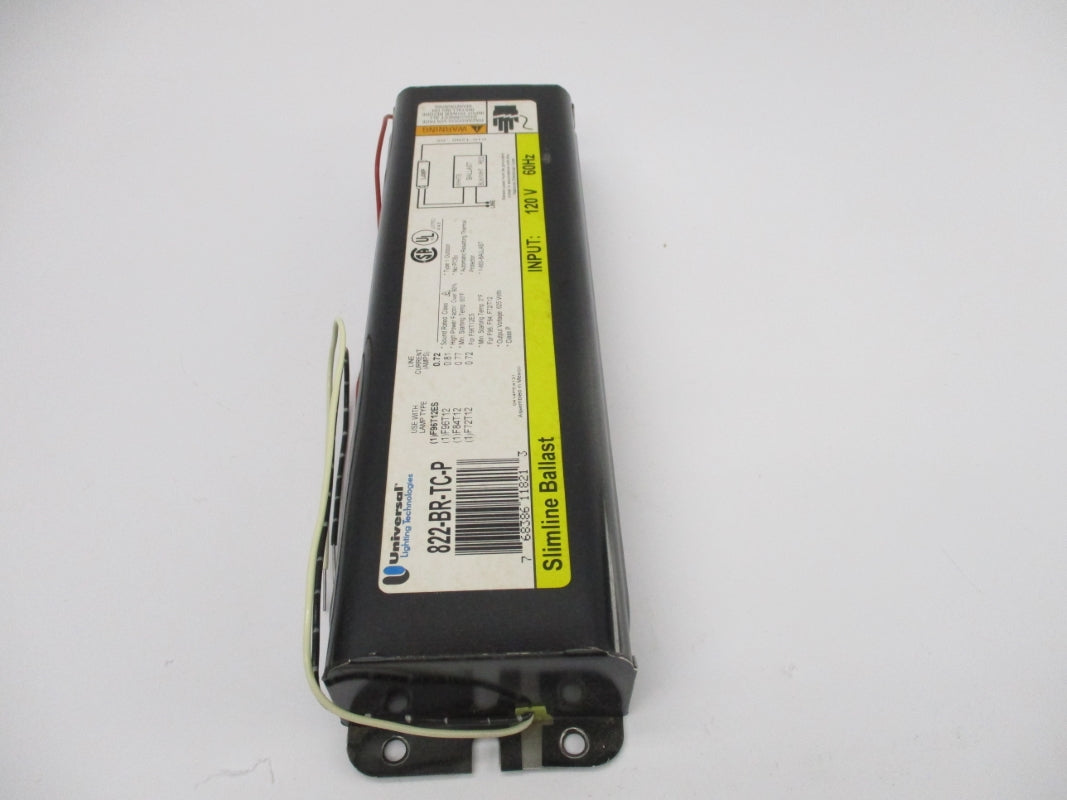 UNIVERSAL LIGHTING 822BRTCP000I 120VAC 0.81A NSMP