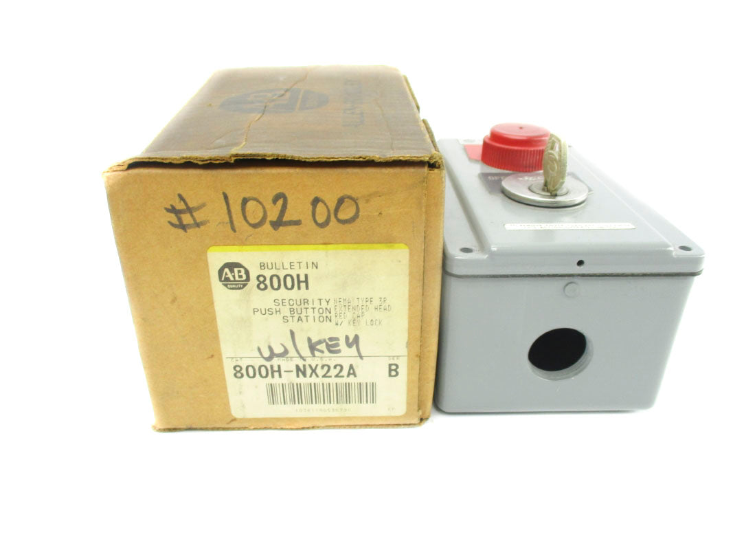 ALLEN BRADLEY 800H-NX22A SER. B (BR/YL) NSMP