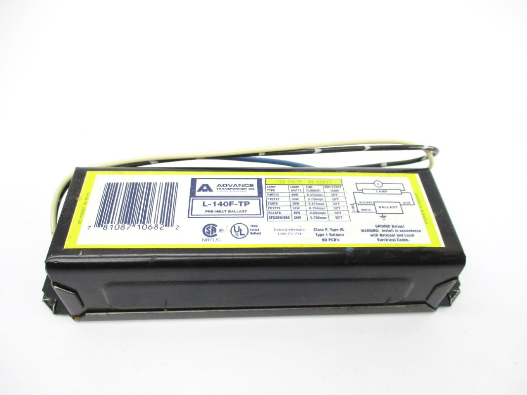 ADVANCE L-140F-TP 120V 0.75A NSMP