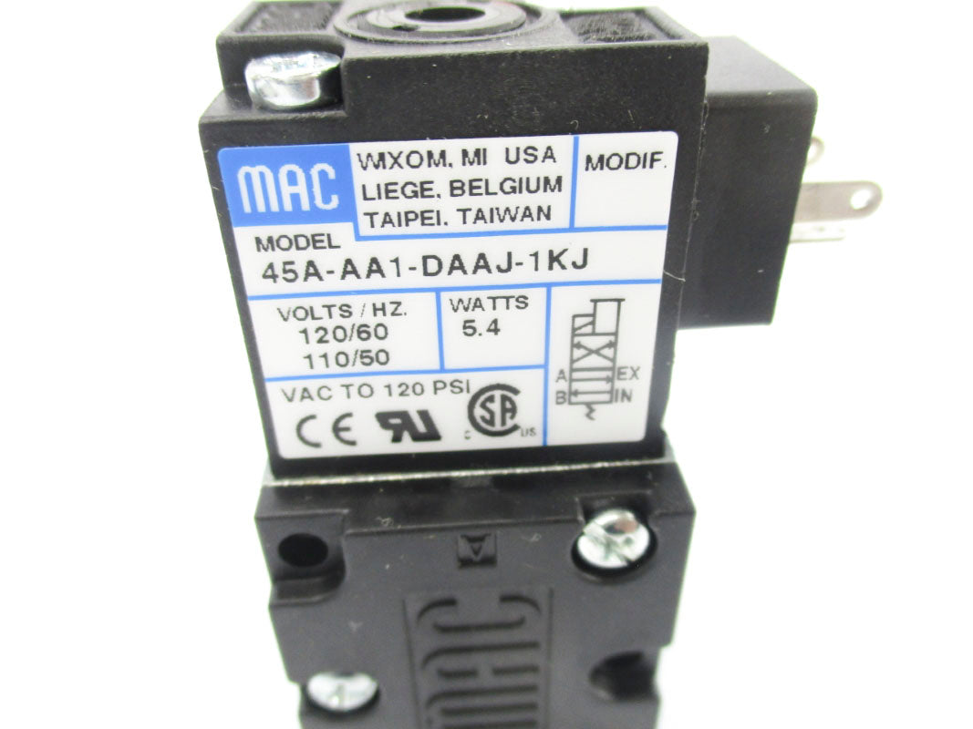 MAC 45A-AA1-DAAJ-1KJ 110/120V 120PSI NSNP