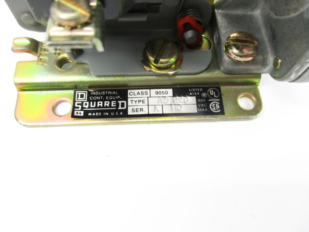 SQUARE D 9050A020DV02 SER. A 110/120V NSMP