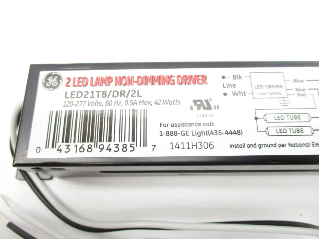 GENERAL ELECTRIC LED21T8/DR/2L 277V 0.5A NSNP