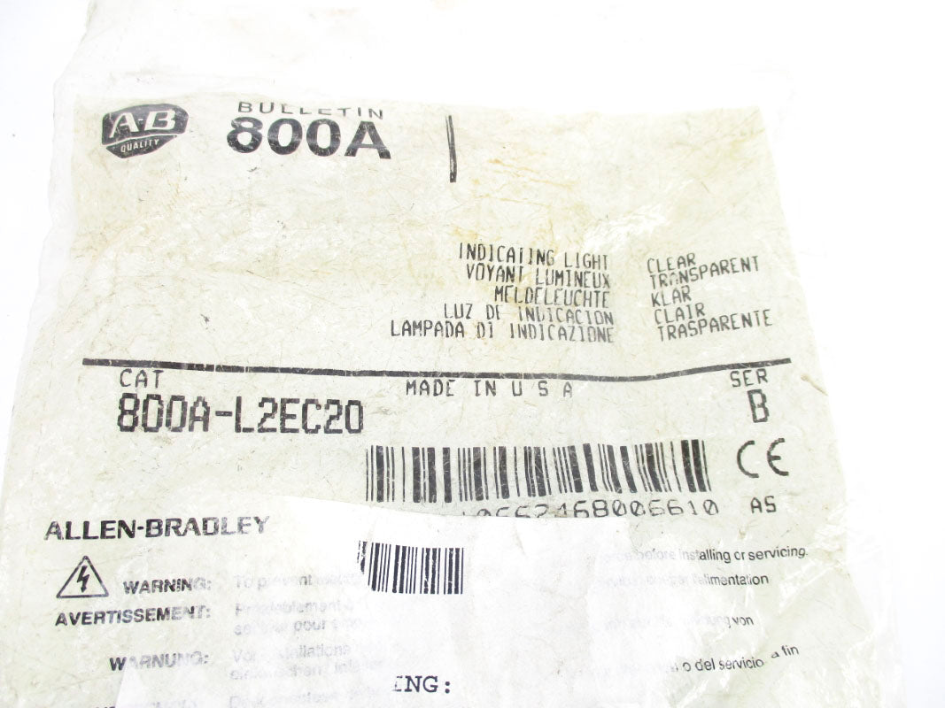 ALLEN BRADLEY 800A-L2EC20 SER. B NSMP
