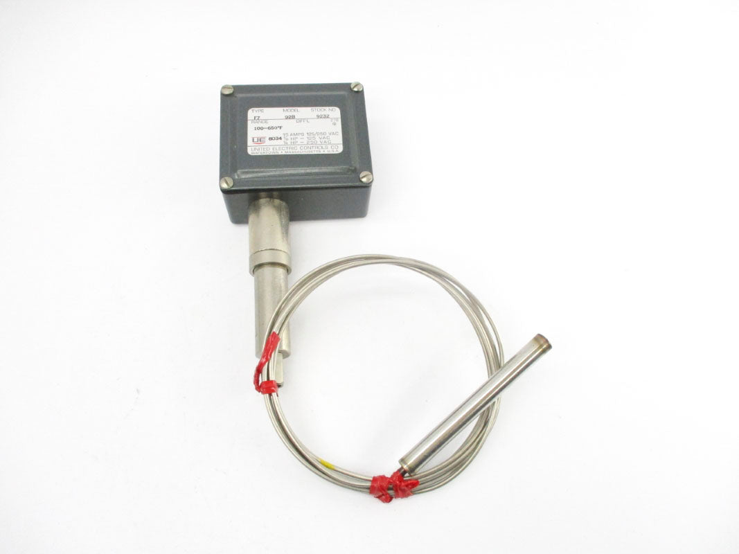UNITED ELECTRIC 92B9232 250VAC 100-650'F NSNP