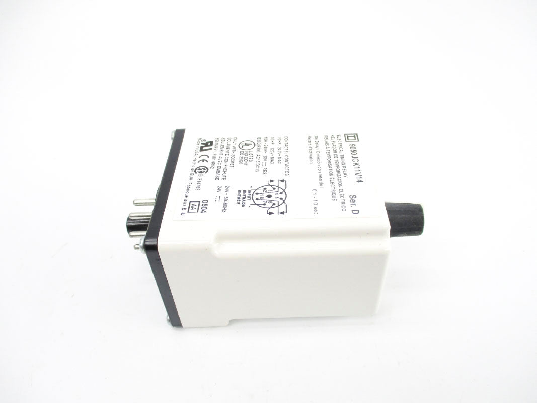 SQUARE D 9050JCK11V14 SER. D 240V 10A 0.1-10S UNMP