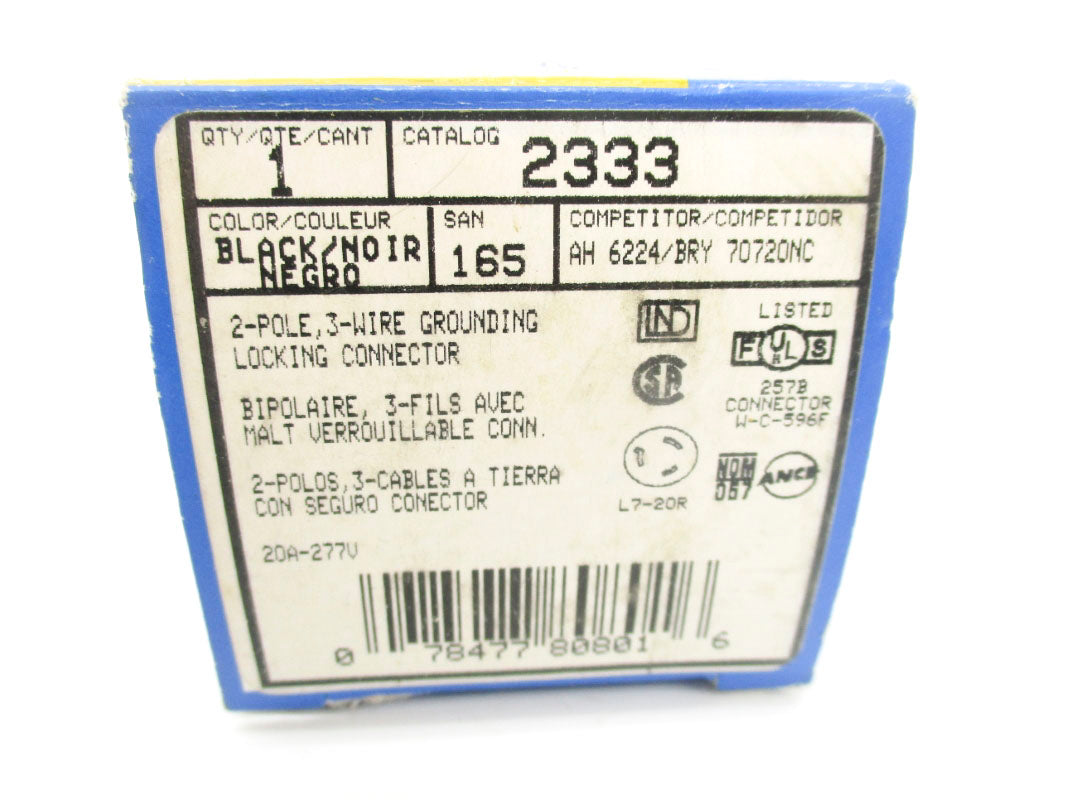 LEVITON 2333 277V 20A NSMP