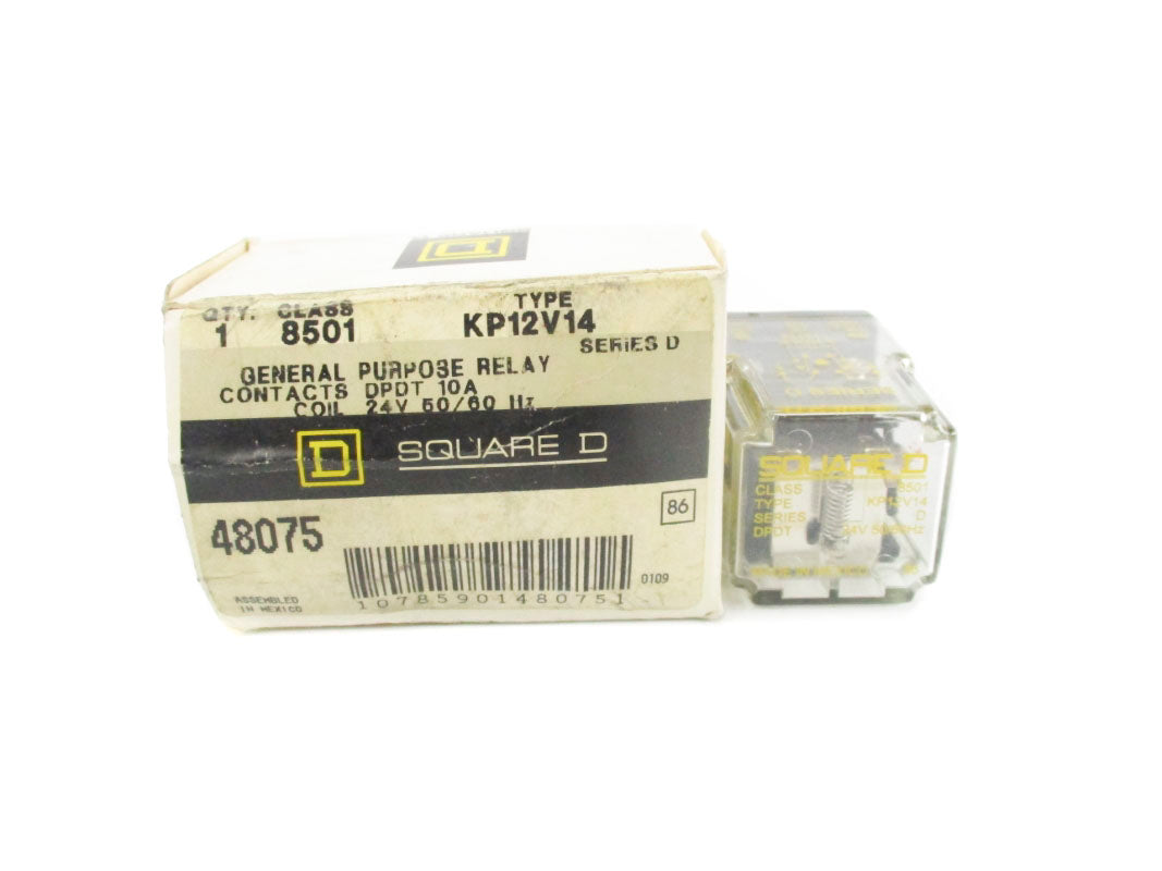 SQUARE D 8501KP12V14 SER. D 24V 10A NSMP