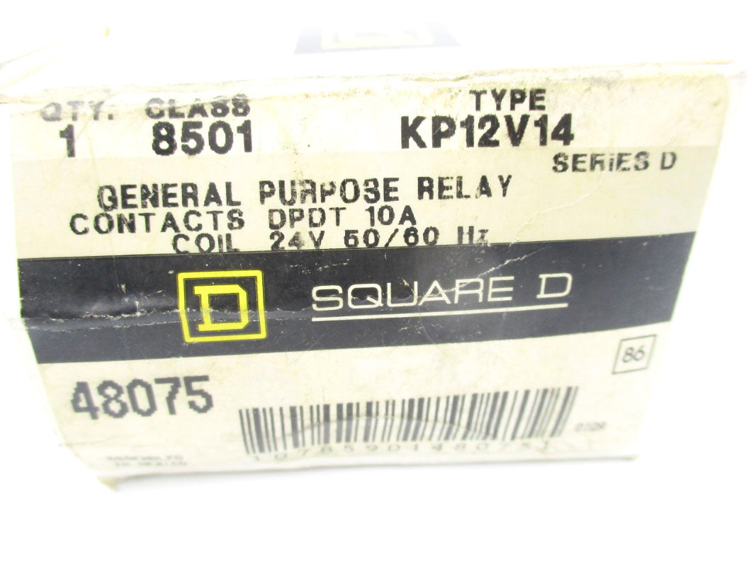 SQUARE D 8501KP12V14 SER. D 24V 10A NSMP