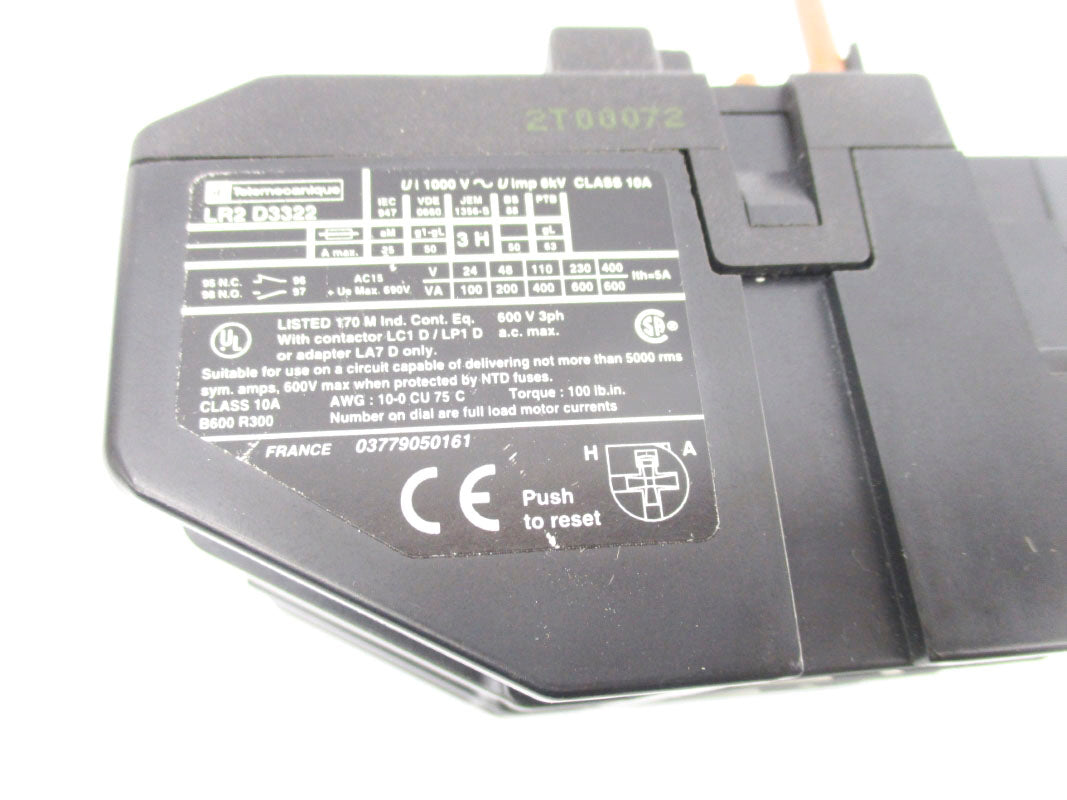 TELEMECANIQUE LR2D3322 600V 17-25A NSNP