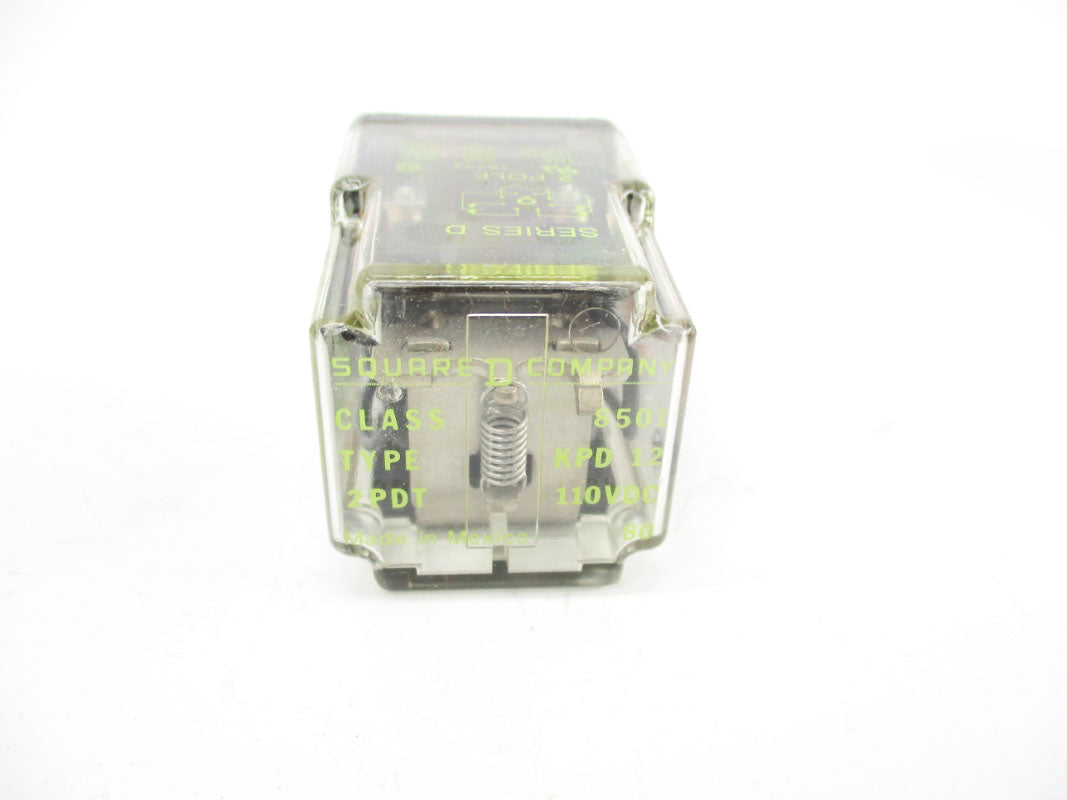 SQUARE D 8501KPD12 SER. D 110VDC 10A NSMP