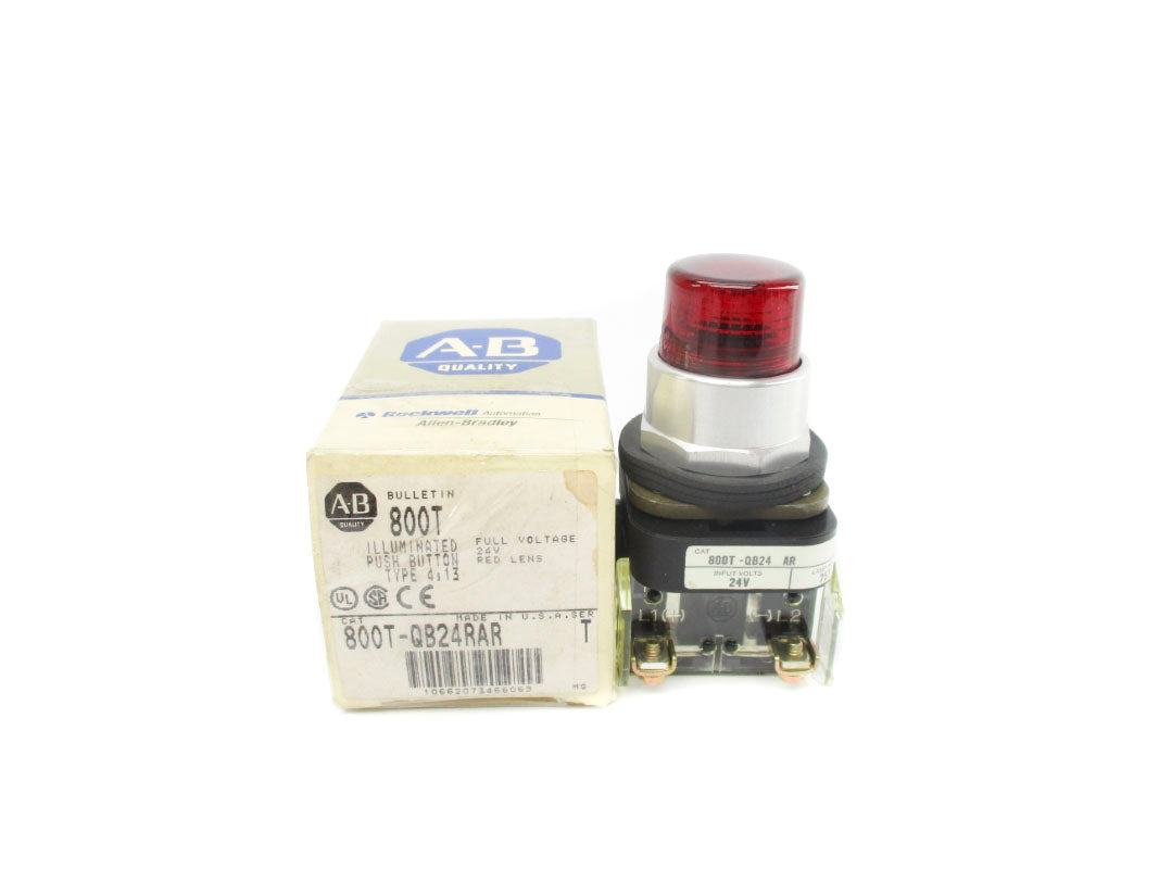 ALLEN BRADLEY 800T-QB24RAR SER. T 24V (GY/BL) NSMP
