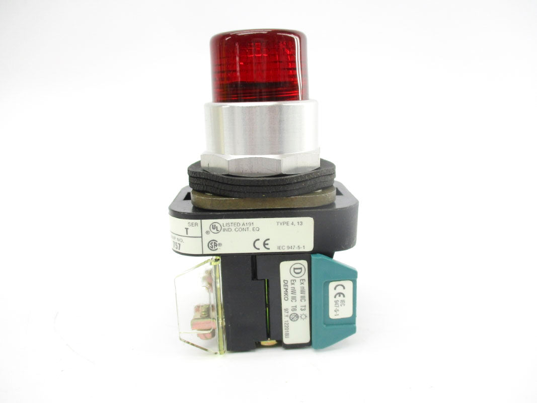 ALLEN BRADLEY 800T-QB24RAR SER. T 24V (GY/BL) NSMP