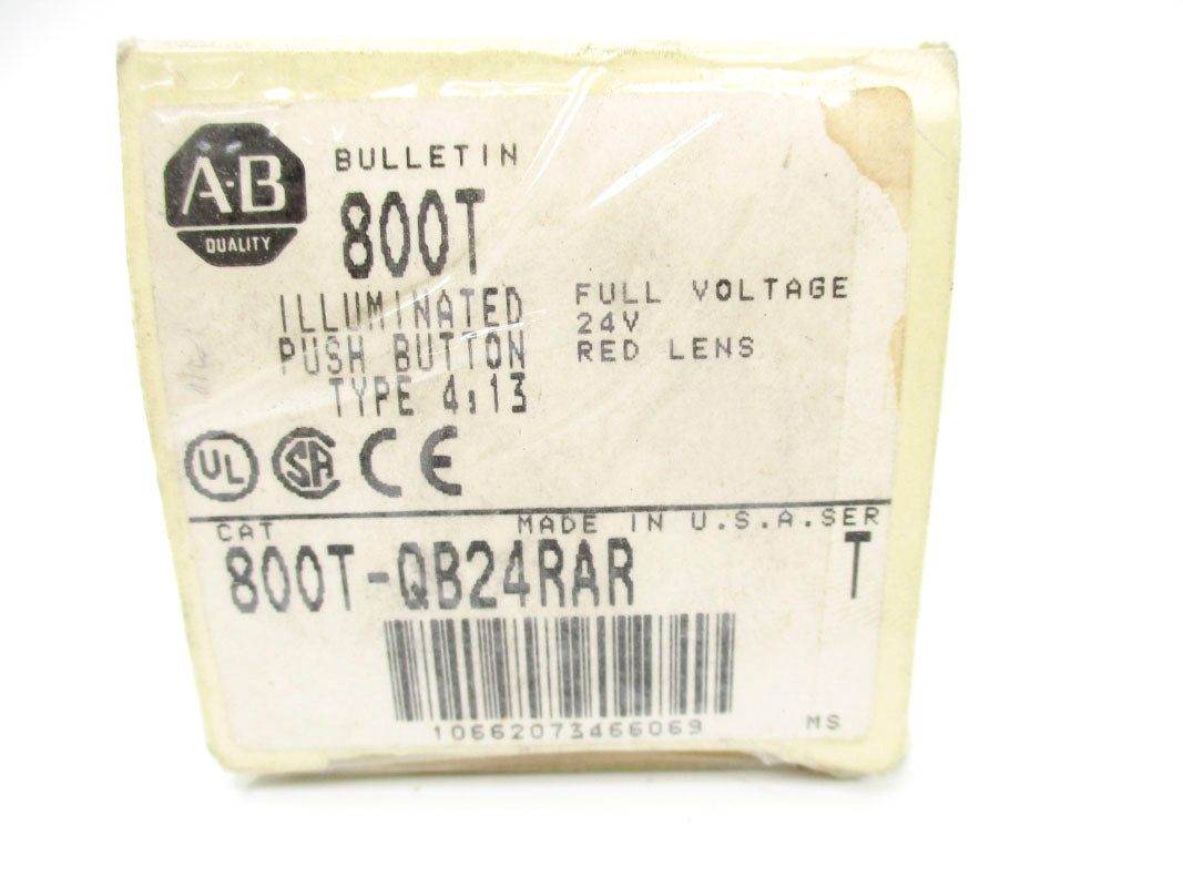 ALLEN BRADLEY 800T-QB24RAR SER. T 24V (GY/BL) NSMP
