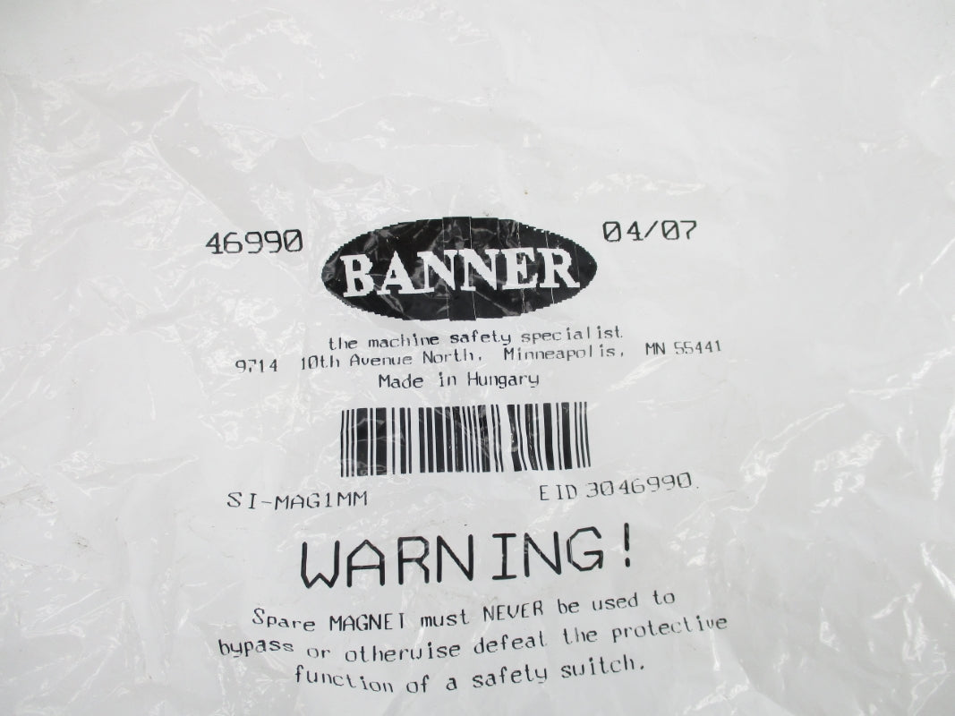 BANNER ENGINEERING SI-MAG1MM 46990 NSMP