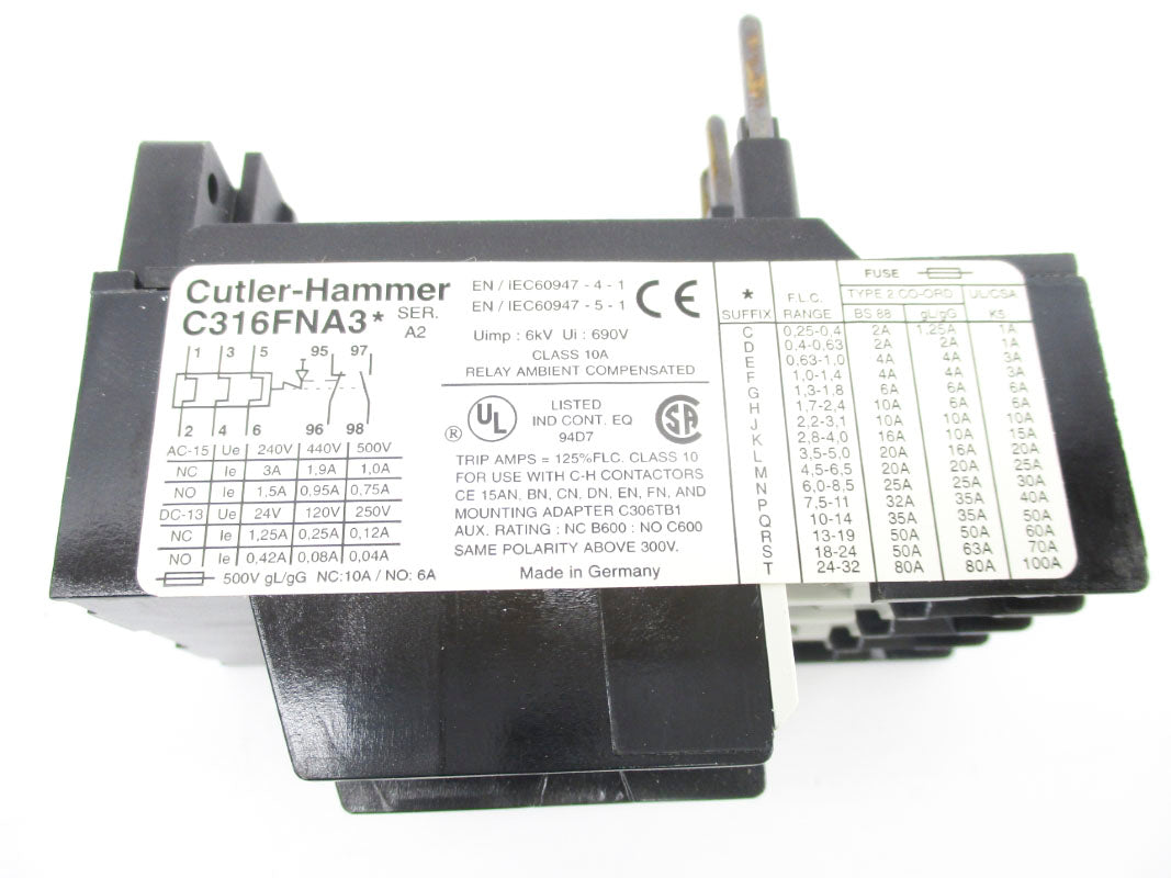CUTLER HAMMER C316FNA3S SER. A2 690V 18-24A UNMP