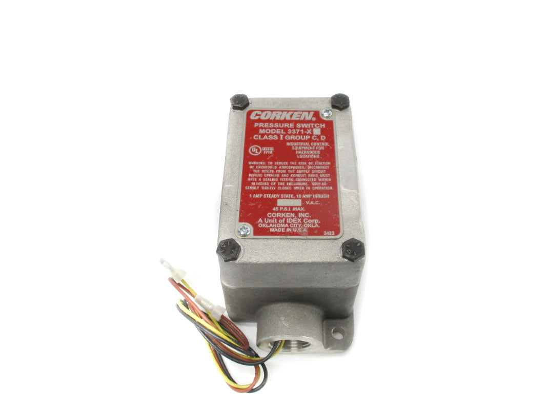 CORKEN 3371-X1 120VAC 10A 45PSI NSNP