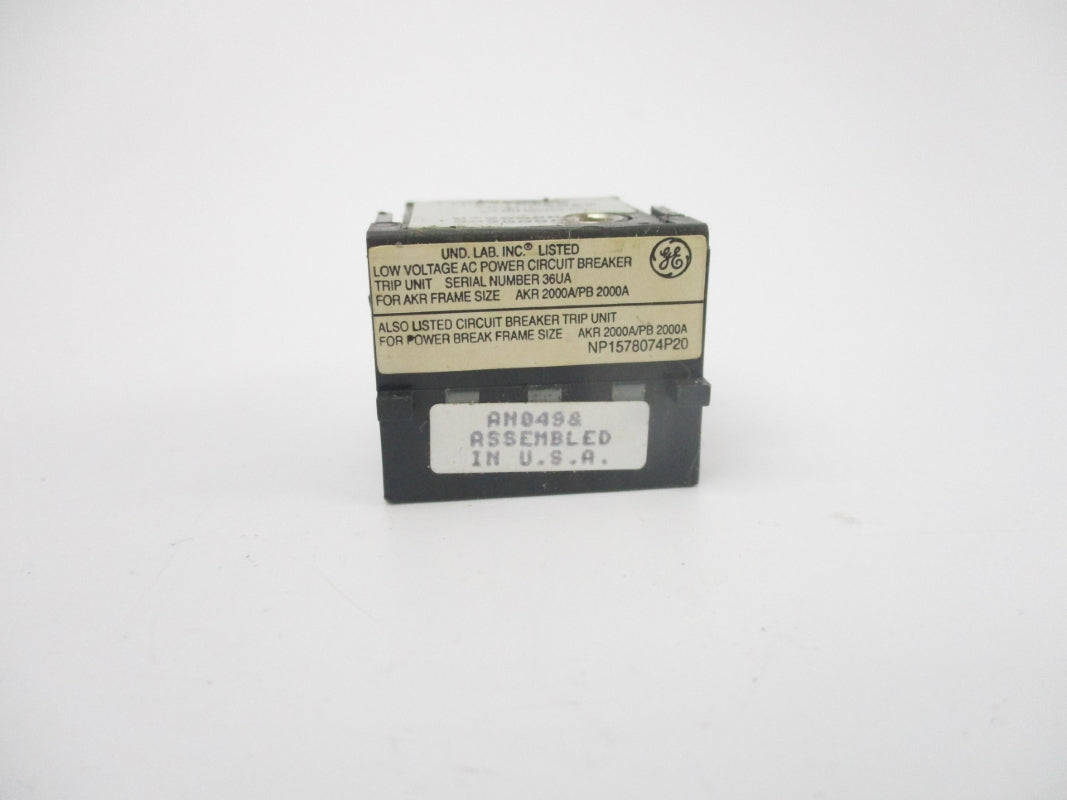 GENERAL ELECTRIC TR20B2000 2000A NSNP