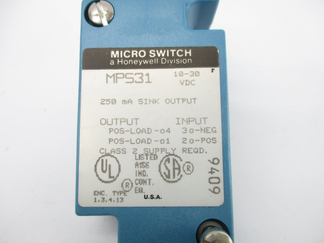 MICRO SWITCH MPS31 10-30VDC UNMP