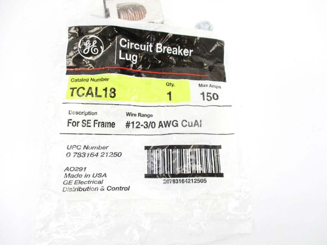 GENERAL ELECTRIC TCAL18 150A NSMP