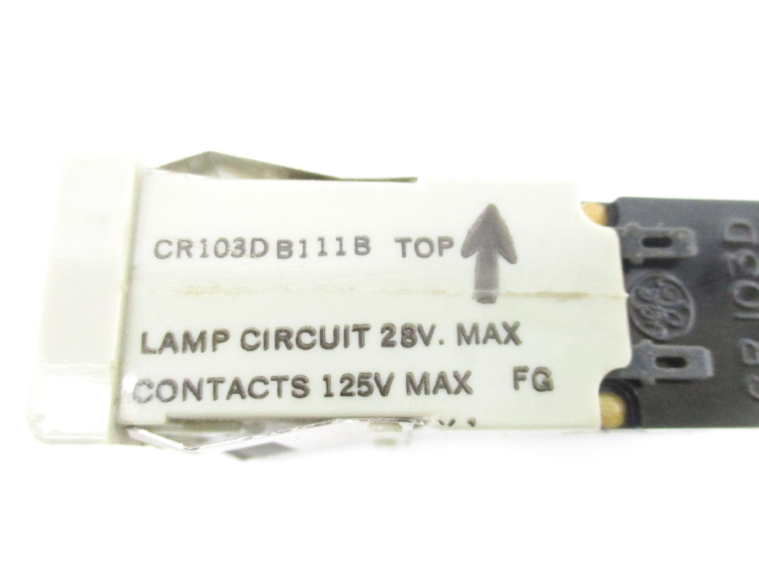 GENERAL ELECTRIC CR103DB111B 125V UNMP