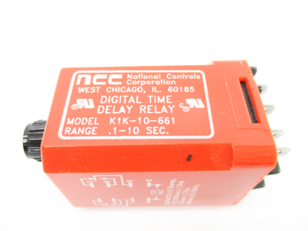 NCC K1K-10-661 150/300VAC 6-10A .1-10S UNMP