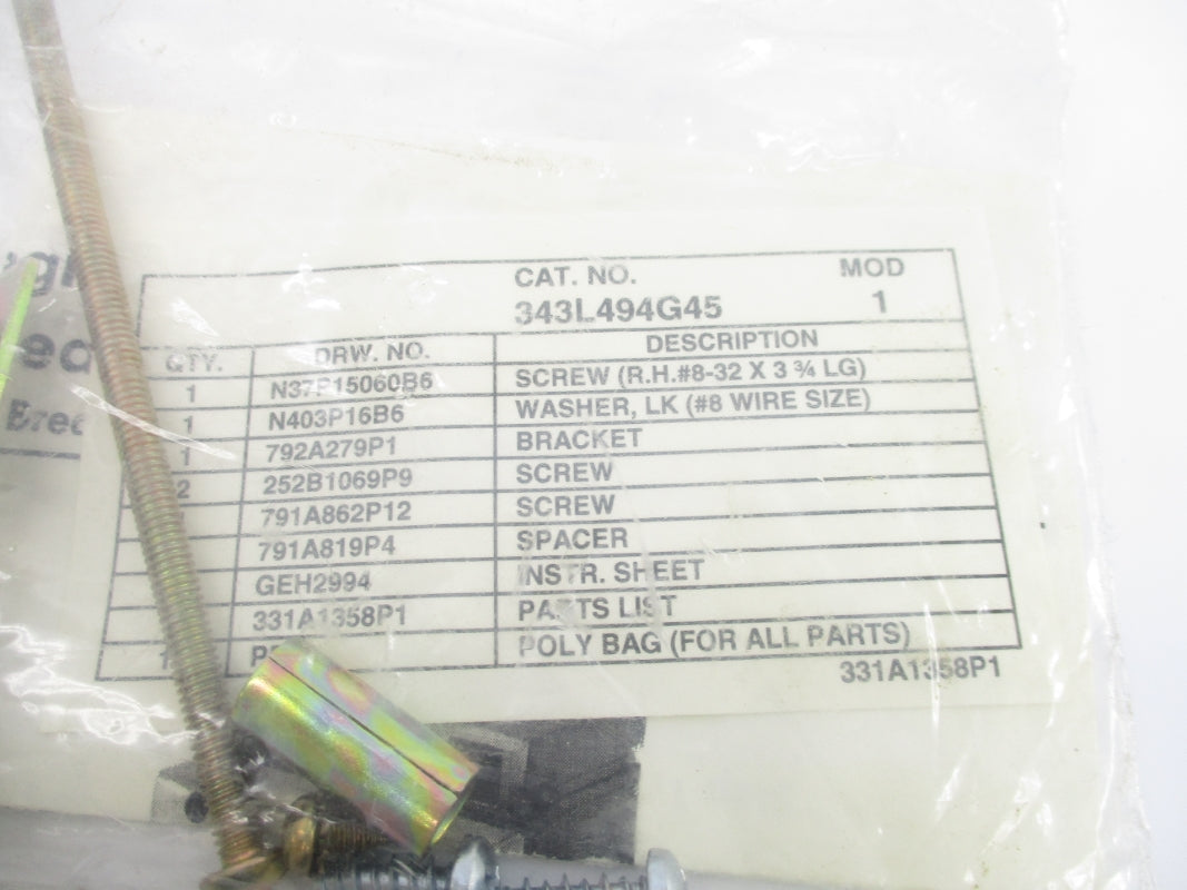 GENERAL ELECTRIC 343L494G45 NSMP