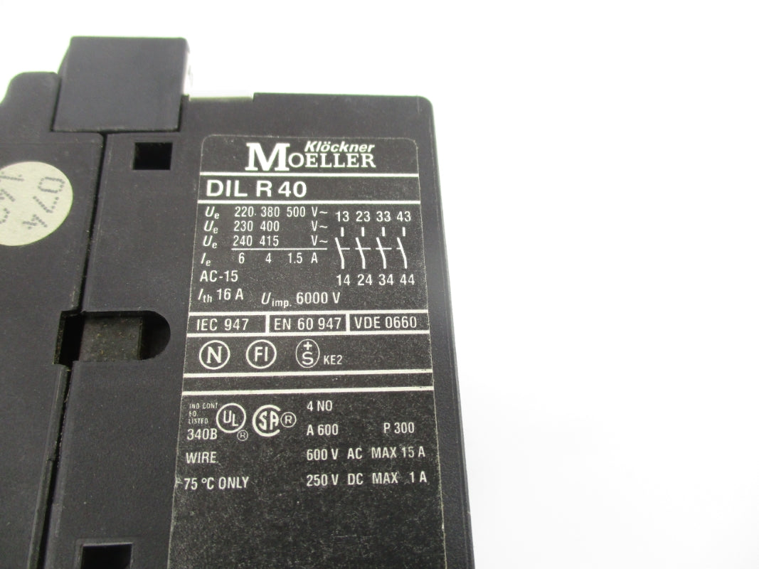 KLOCKNER MOELLER DILR40 110-120V 16A NSNP