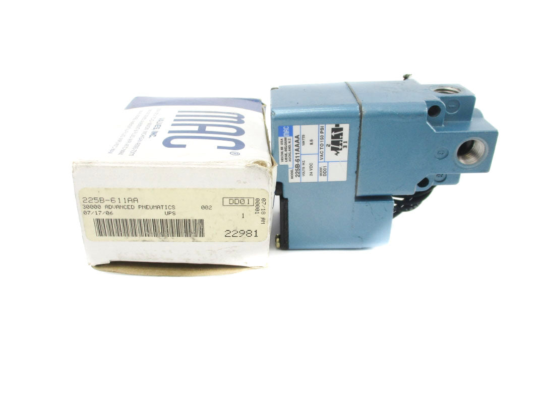 MAC 225B-611AAAA 24VDC 150PSI NSMP