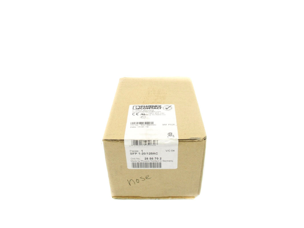 PHOENIX CONTACT SFP1-20/120AC 2856702 120V 20A NSFS