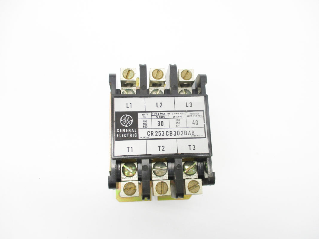 GENERAL ELECTRIC CR253CB302BAB 110-120V 30A NSMP