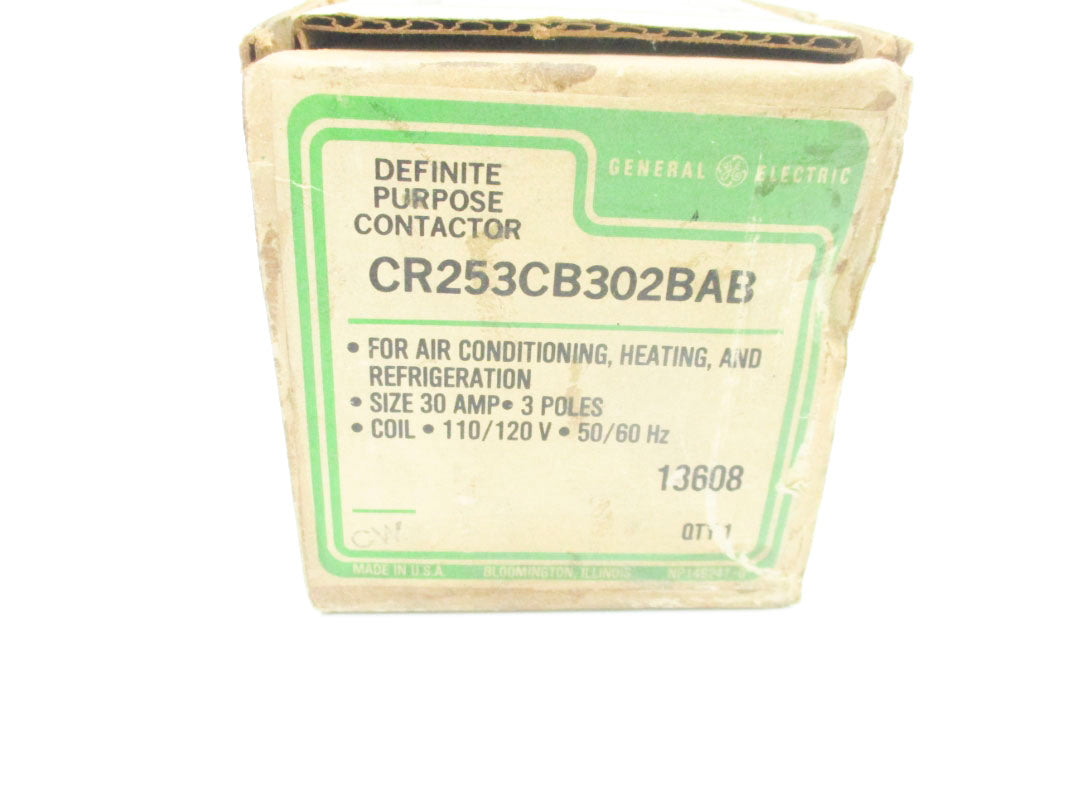 GENERAL ELECTRIC CR253CB302BAB 110-120V 30A NSMP
