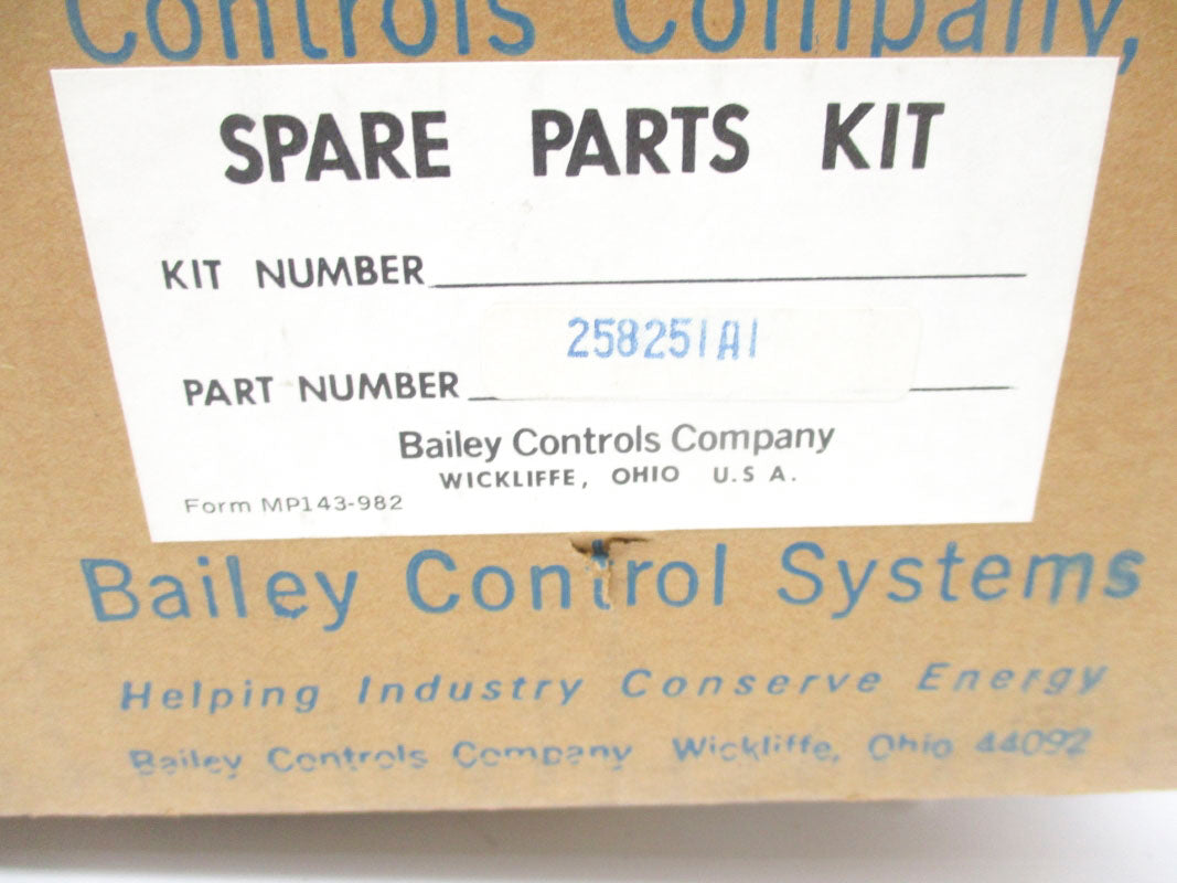 BAILEY CONTROLS 258251A1 NSMP