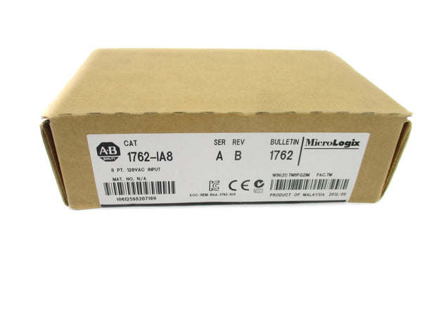 ALLEN BRADELY 1762-IA8 SER. A DATE: 2013 120VAC NSFS