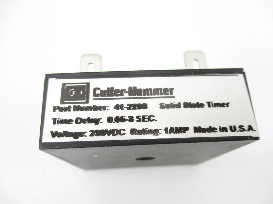 CUTLER HAMMER 41-2298 230VDC 1A 0.06-3S UNMP