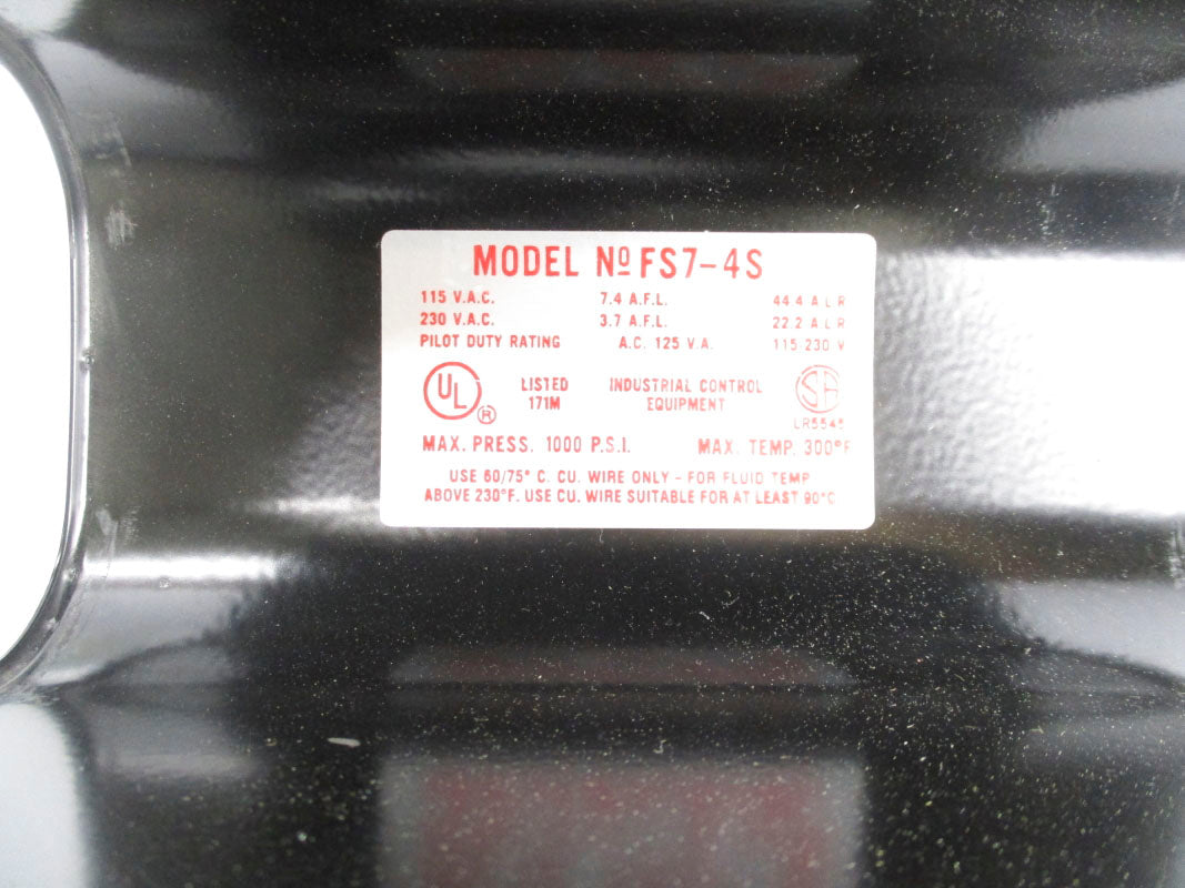 MCDONNELL&MILLER FS7-4S 115-230VAC 1000PSI NSNP