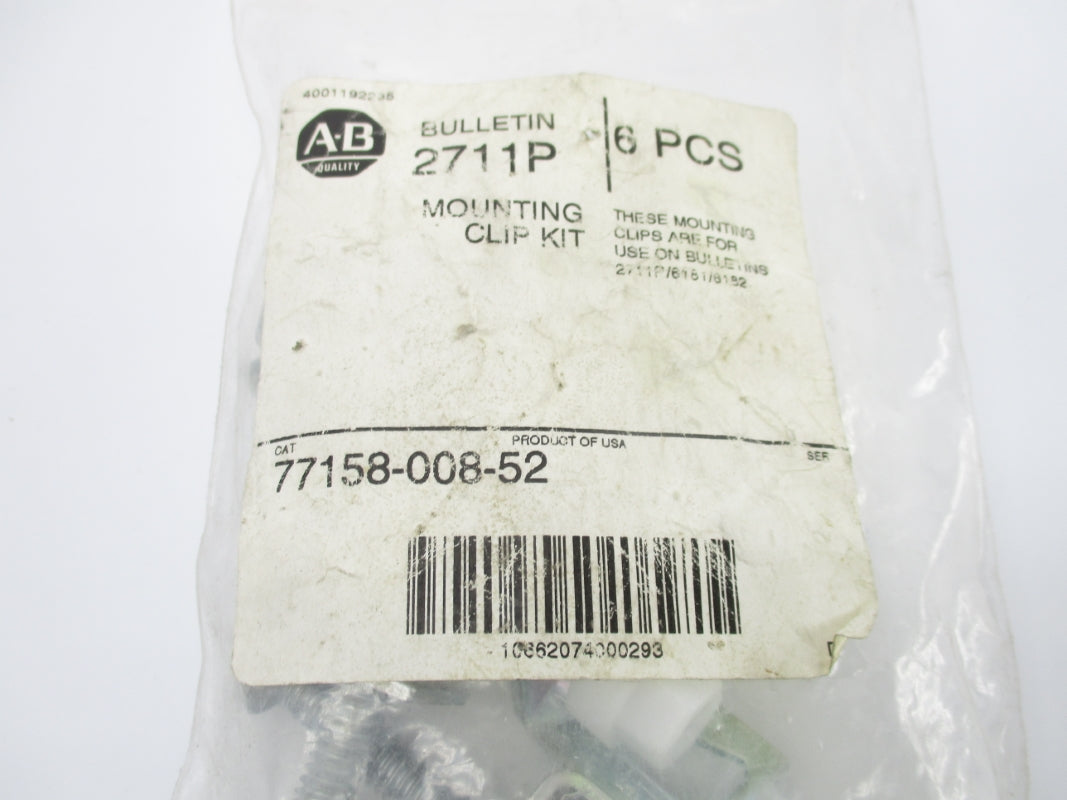 ALLEN BRADLEY 77158-008-52 (PKG OF 6) NSMP